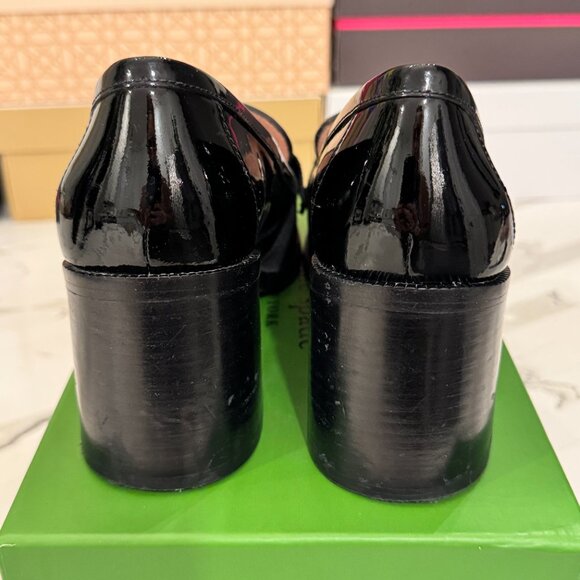 Kate Spade New York Women's Leandra Slip On Loafer High Heel Pumps Black - Picture 12 of 16